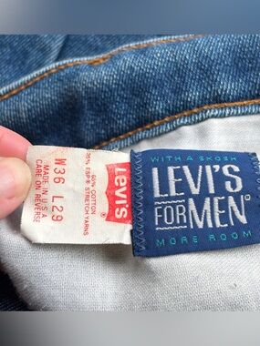 Levi's For Men “With A Skosh” Brown Tag Vintage Denim! Perfectly worn in!